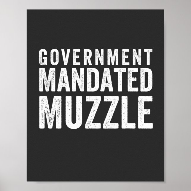 Regeringsbemyndigad muzzle poster (Framsidan)