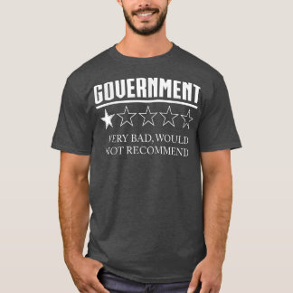 Regeringsgranskning en stjärna mycket dålig skulle t shirt