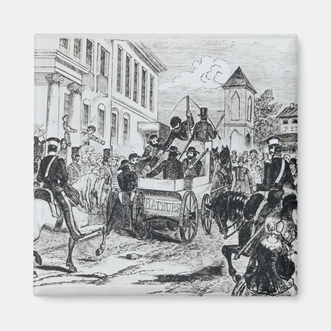 Regeringskonventionens ankomst magnet (Framsidan)