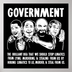 Regeringslunatik Poster
