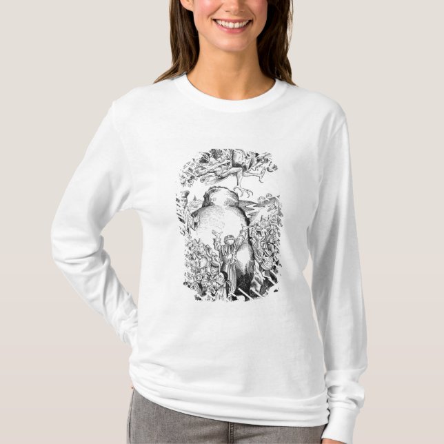 Regeringstiden av antichristen t-shirt (Framsida)