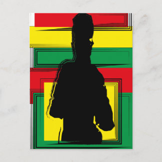 Reggae bobo art vykort