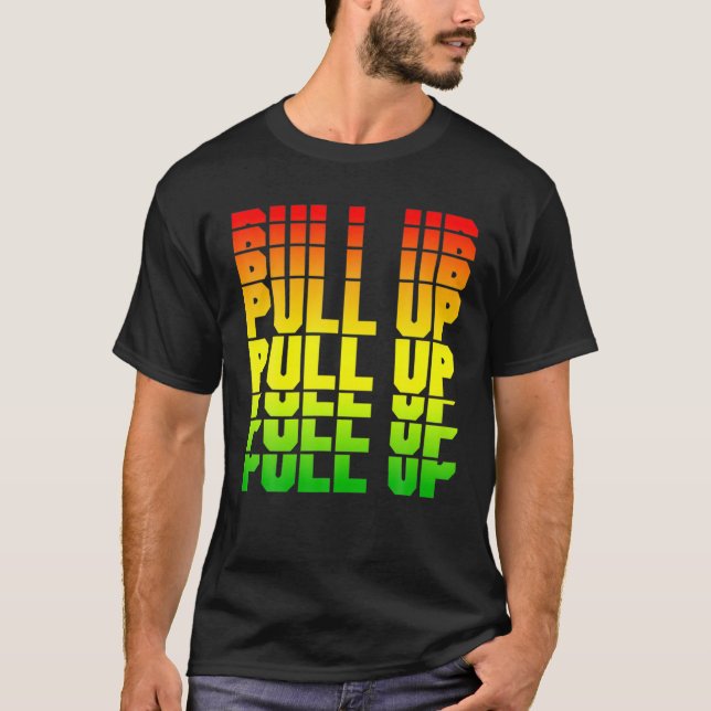 Reggae Clothing För manar Women drar upp Dancehall T Shirt (Framsida)