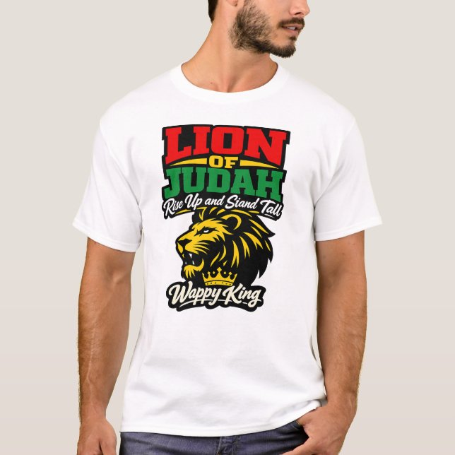 Reggae Design Herr T-shirt  (Framsida)