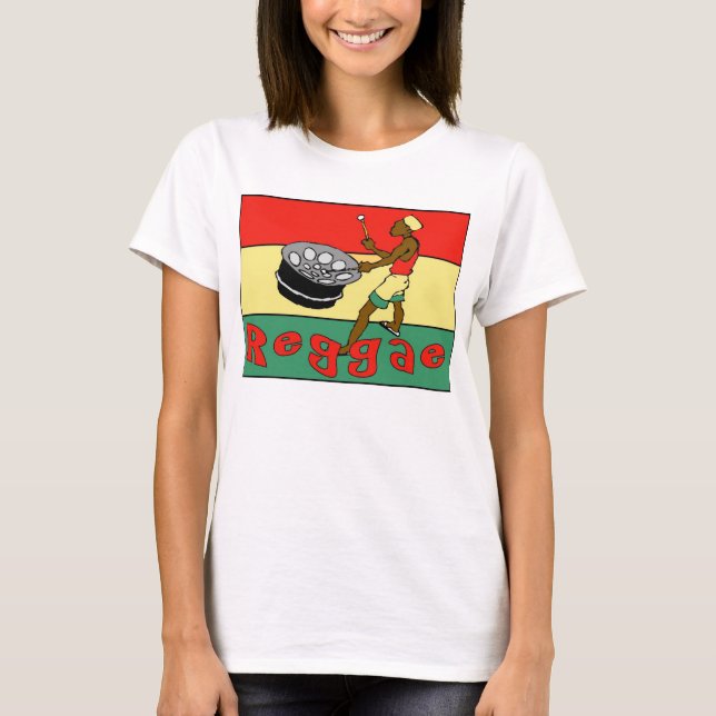 Reggae Drummer T-shirt (Framsida)