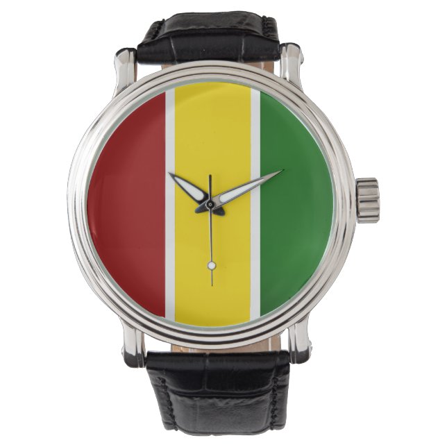 Reggae Färg Rand Armbandsur (Framsida)