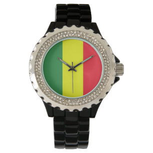 reggae flagga armbandsur