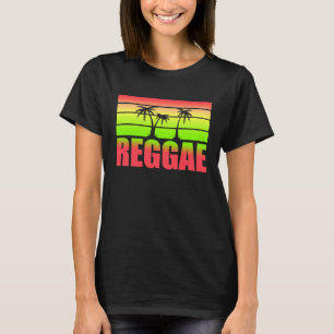 Reggae Flagga Jamaicansk Semester Wah Gwan Rasta T Shirt