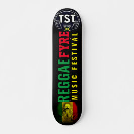 REGGAE FYRE Skateboard, 7¾ tum Deck Mini Skateboard Bräda 18,5 Cm