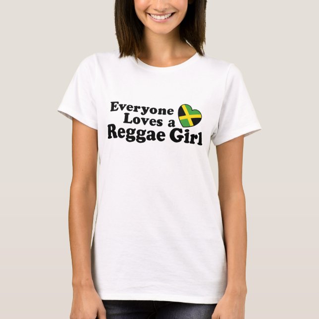 Reggae Girl T Shirt (Framsida)