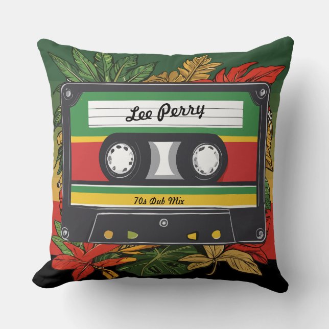 Reggae Grooves for Friends Birthday Personlig Kudde (Framsida)