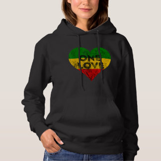 Reggae Heart One Kärlek Rasta Reggae Music Rastafa T Shirt