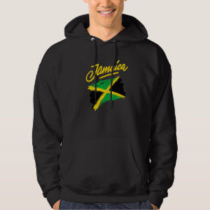 Reggae Jamaican Music Slappna bara av Jamaica Grap Hoodie