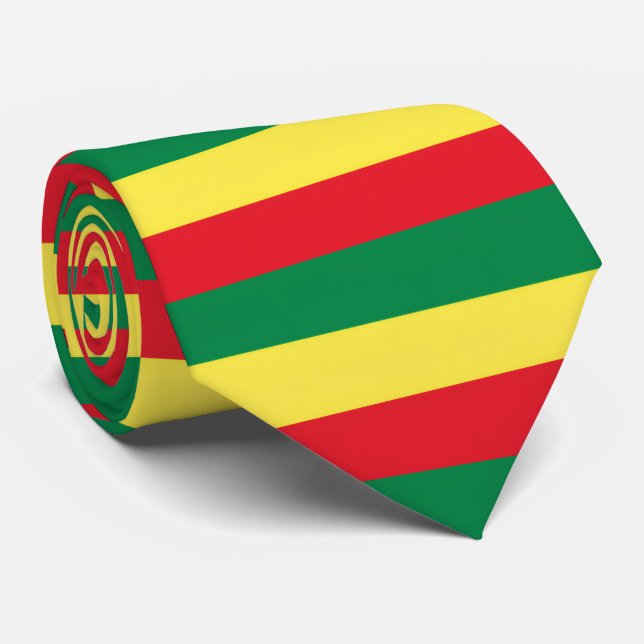 Reggae Krawatte Reggae Rasta Roots Slips (Rullad)