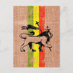 Reggae-kung lejon vykort