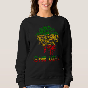 Reggae Lejon för Judah Rasta One Kärlek Rastafari T Shirt
