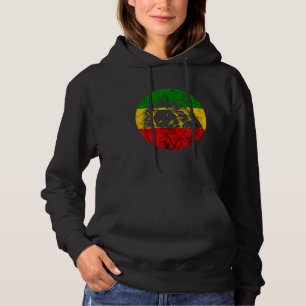Reggae Lejon of Judah Rasta Etophian Lejon Jamaica T Shirt