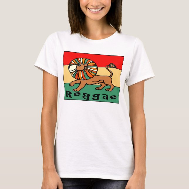 Reggae Lejon T Shirt (Framsida)
