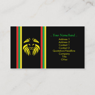 Reggae Lejont B/kort Visitkort