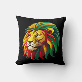 Reggae Lion T-shirt Kudde