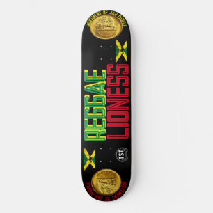 REGGAE LIONESS 8 1/4" Skateboarddäck Mini Skateboard Bräda 18,5 Cm