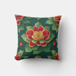 Reggae Lotus Flower Kudde