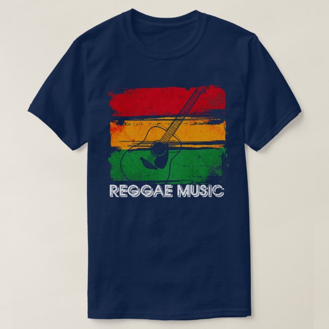 Reggae Music 12 T Shirt (Design framsida)