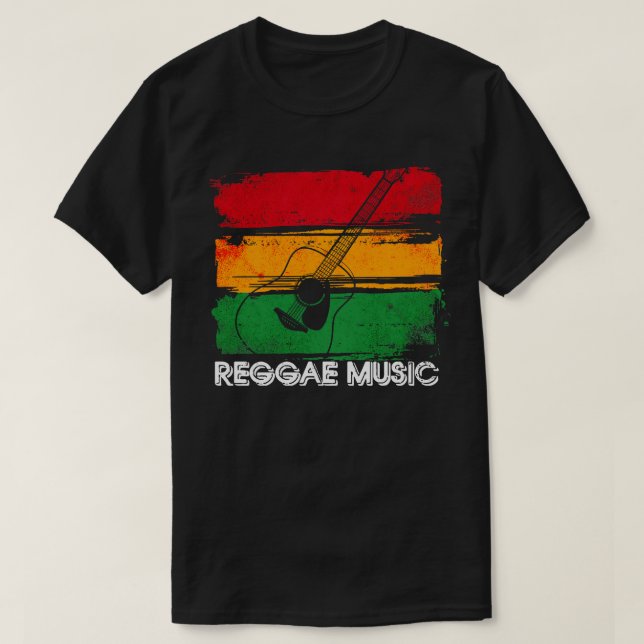 Reggae Music 12 T Shirt (Design framsida)