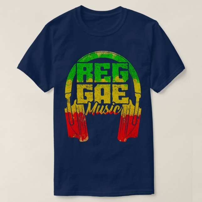 Reggae Music 16 T Shirt (Design framsida)