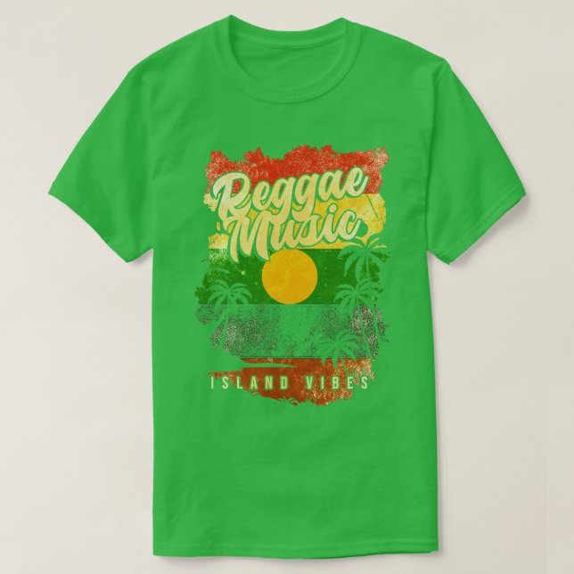 Reggae Music 18 T Shirt (Design framsida)