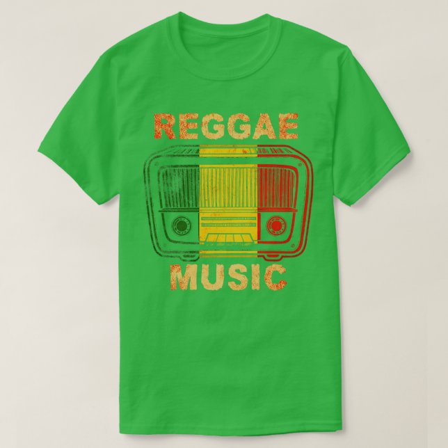 Reggae Music 6 T Shirt (Design framsida)