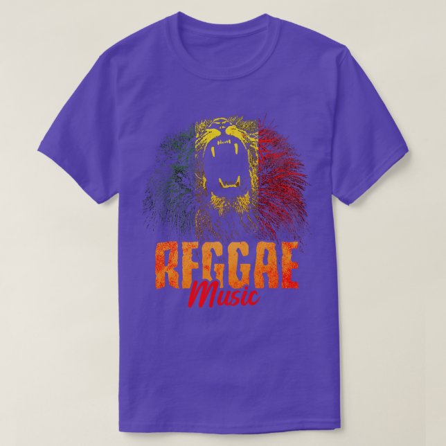 Reggae Music 7 T Shirt (Design framsida)