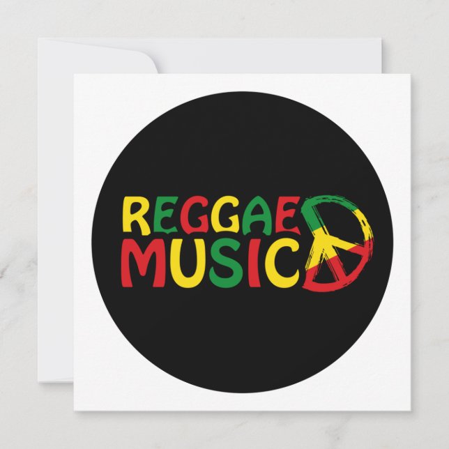 Reggae Music design, reggae art (Framsida)