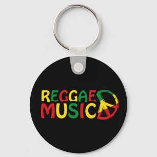 Reggae Music design, reggae art Nyckelring