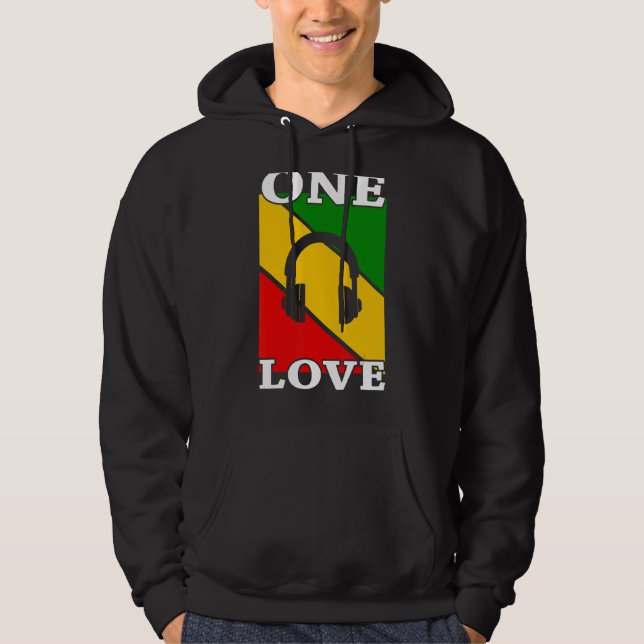 Reggae Music Hoodie (Framsida)