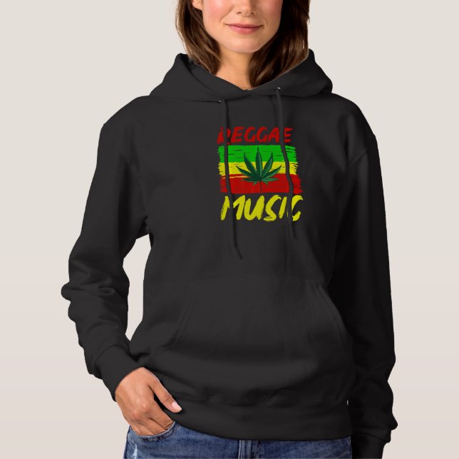 Reggae Music Jamaican Rasta Reggae T Shirt (Framsida)