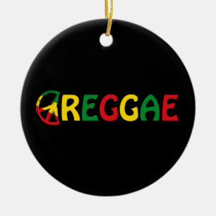 Reggae Music Julgransprydnad Keramik