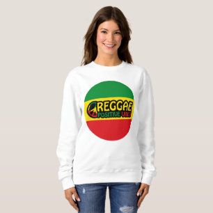 Reggae Music med positiv vibes och reggae flagga T Shirt