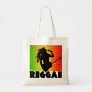 Reggae Music Rasta Rastaman Guitar Budget Toit Bag Tygkasse