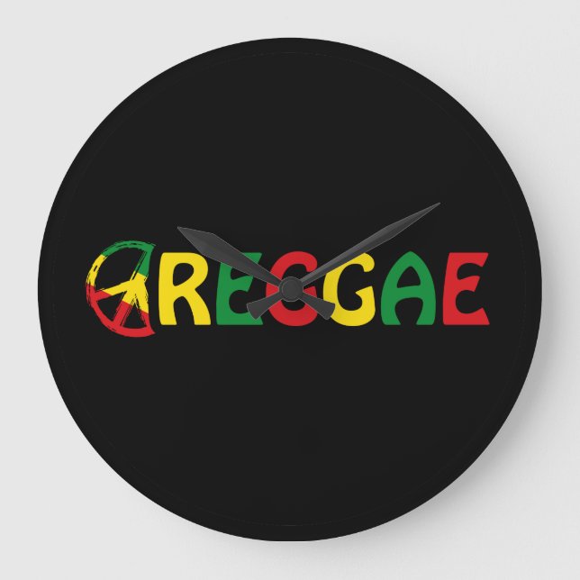 Reggae Music Stor Klocka (Framsida)
