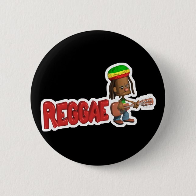 reggae musik design knapp (Framsida)