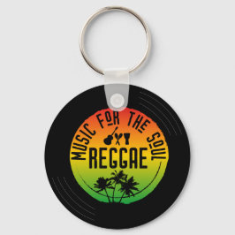 Reggae-musik vinylskiva nyckelring