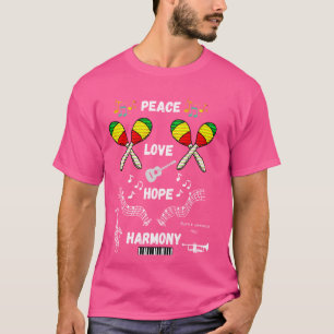 Reggae-musikälskare Musikalisk design Reggaeälskar T Shirt
