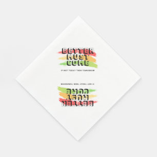 Reggae Napkin med citat Pappersservett