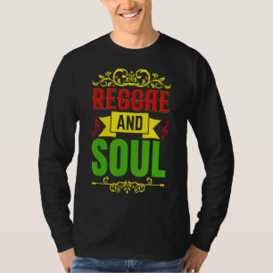 Reggae och Soul Reggae Stil för Reggae Music T Shirt