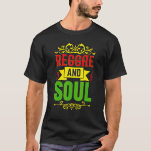 Reggae och Soul Reggae Stil för Reggae Music T Shirt