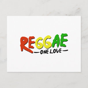 Reggae One Kärlek Vykort