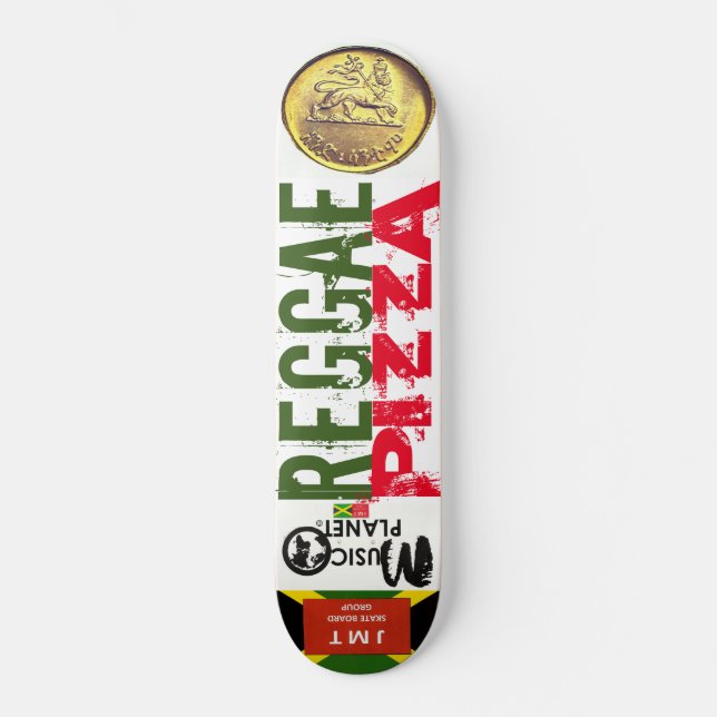 REGGAE PIZZA Skateboard (Framsida)