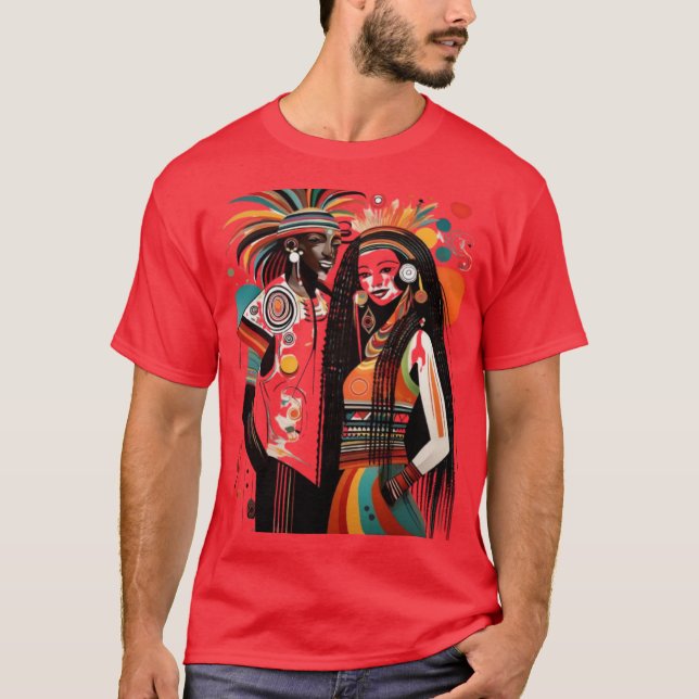 Reggae Rasta Culture Style T Shirt (Framsida)