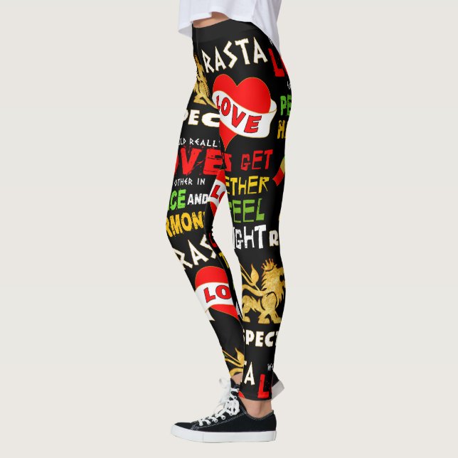 Reggae Rasta Leggings (Vänster)